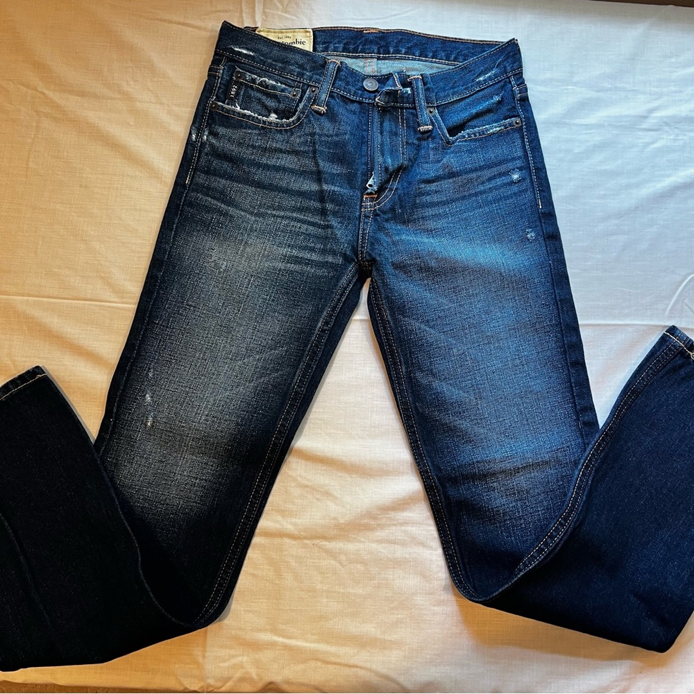 Abercrombie & Fitch Kids Dark Blue Jeans
